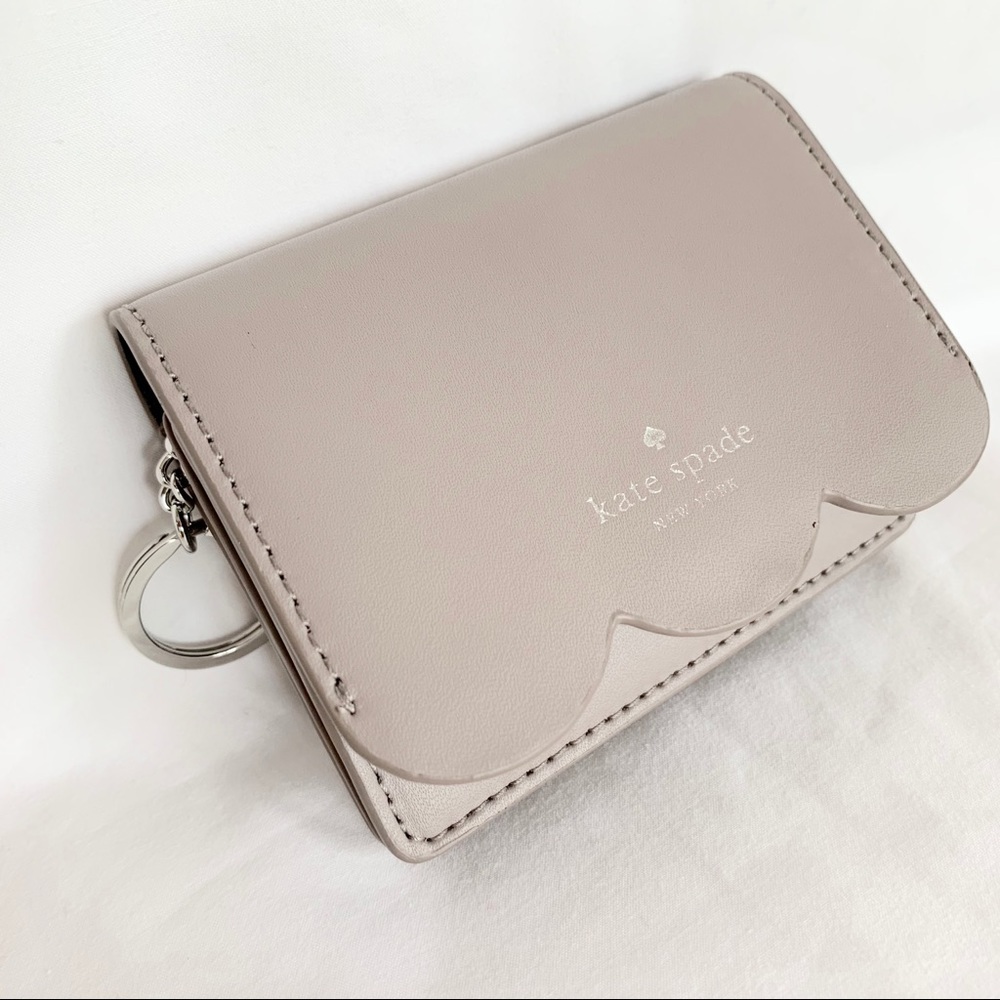 NWT Kate Spade genuine leather wallet gray - Picture 6 of 7